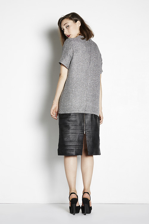 Pleated Pencil Skirt Pleated Pencil Skirt