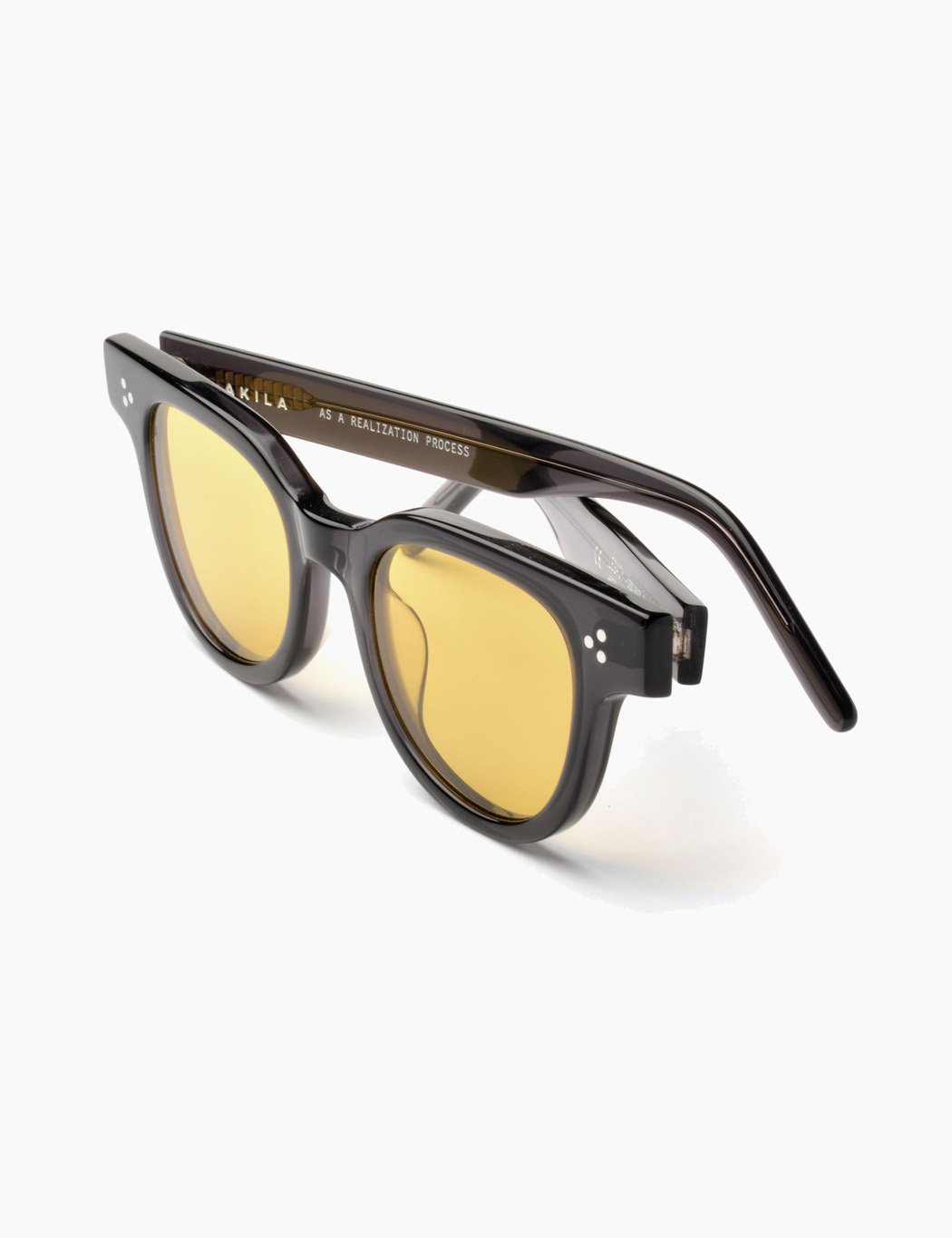 Akila Legacy Sunglasses Onyx/Yellow Lens Garmentory