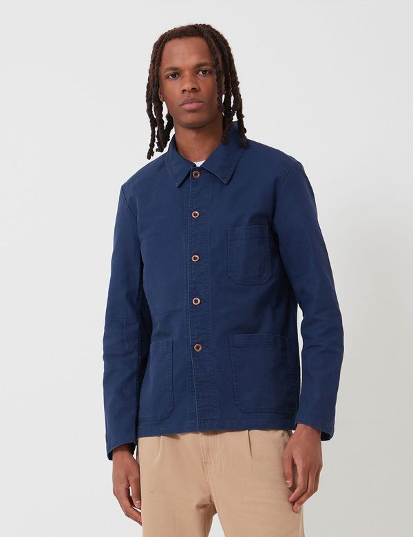 navy blue short jacket