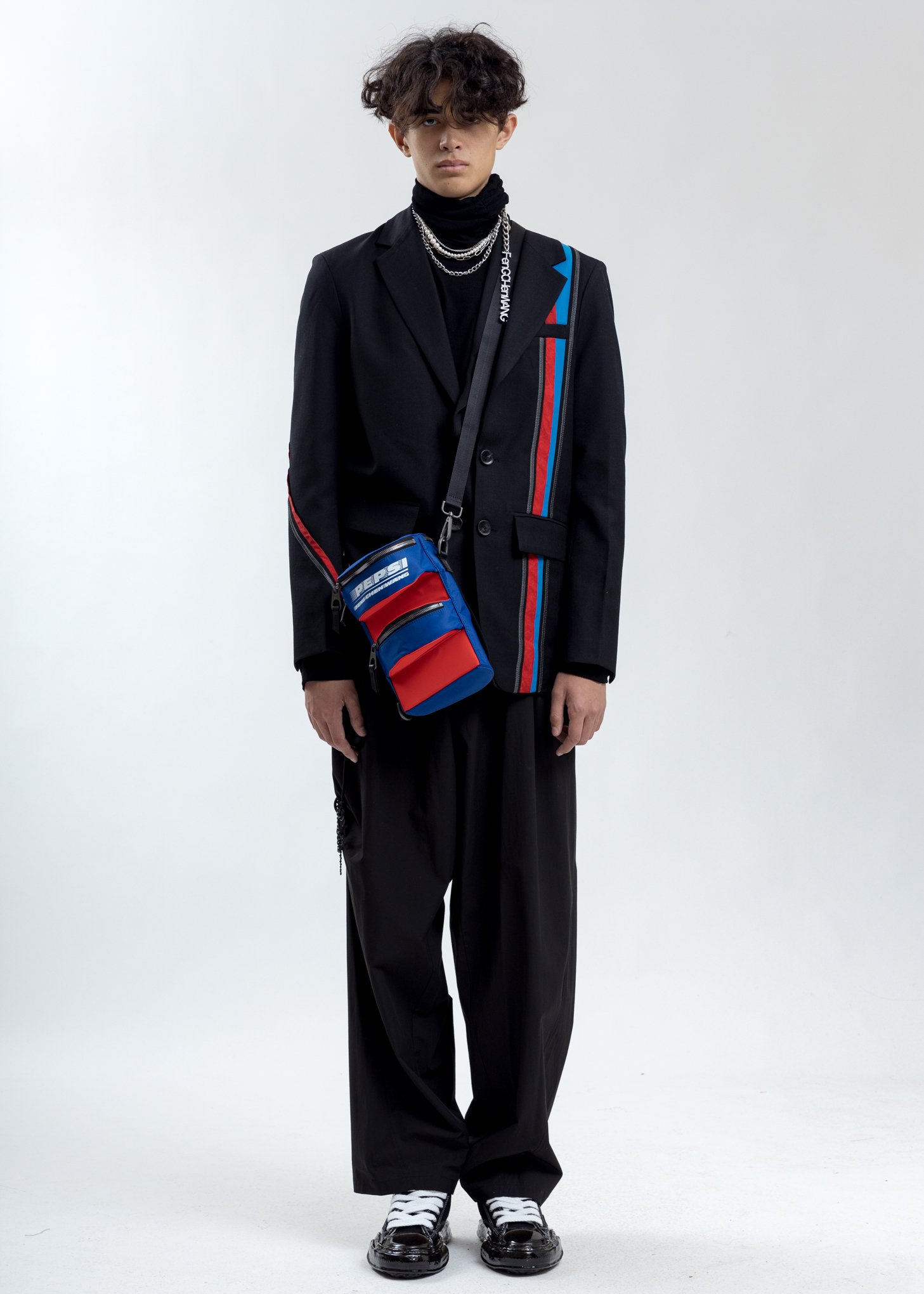Feng Chen Wang Pepsi 3D F Bag - Blue/Red | Garmentory