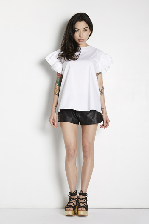 Tina Blossom Ruffle Sleeve Top Tina Blossom Ruffle Sleeve Top