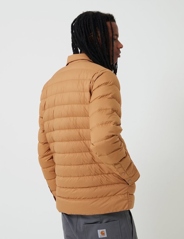 Patagonia Silent Down Shirt Jacket - Nest Brown | Garmentory