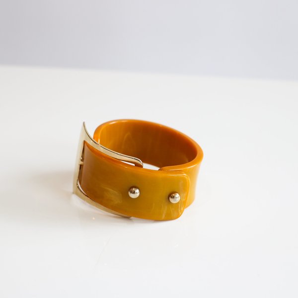 Vintage Buckle Bracelet - Orange Vintage Buckle Bracelet - Orange