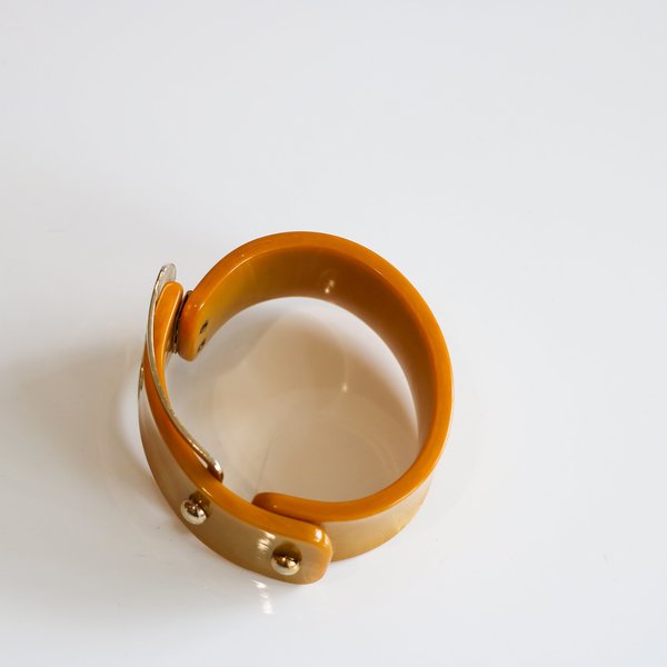 Vintage Buckle Bracelet - Orange Vintage Buckle Bracelet - Orange