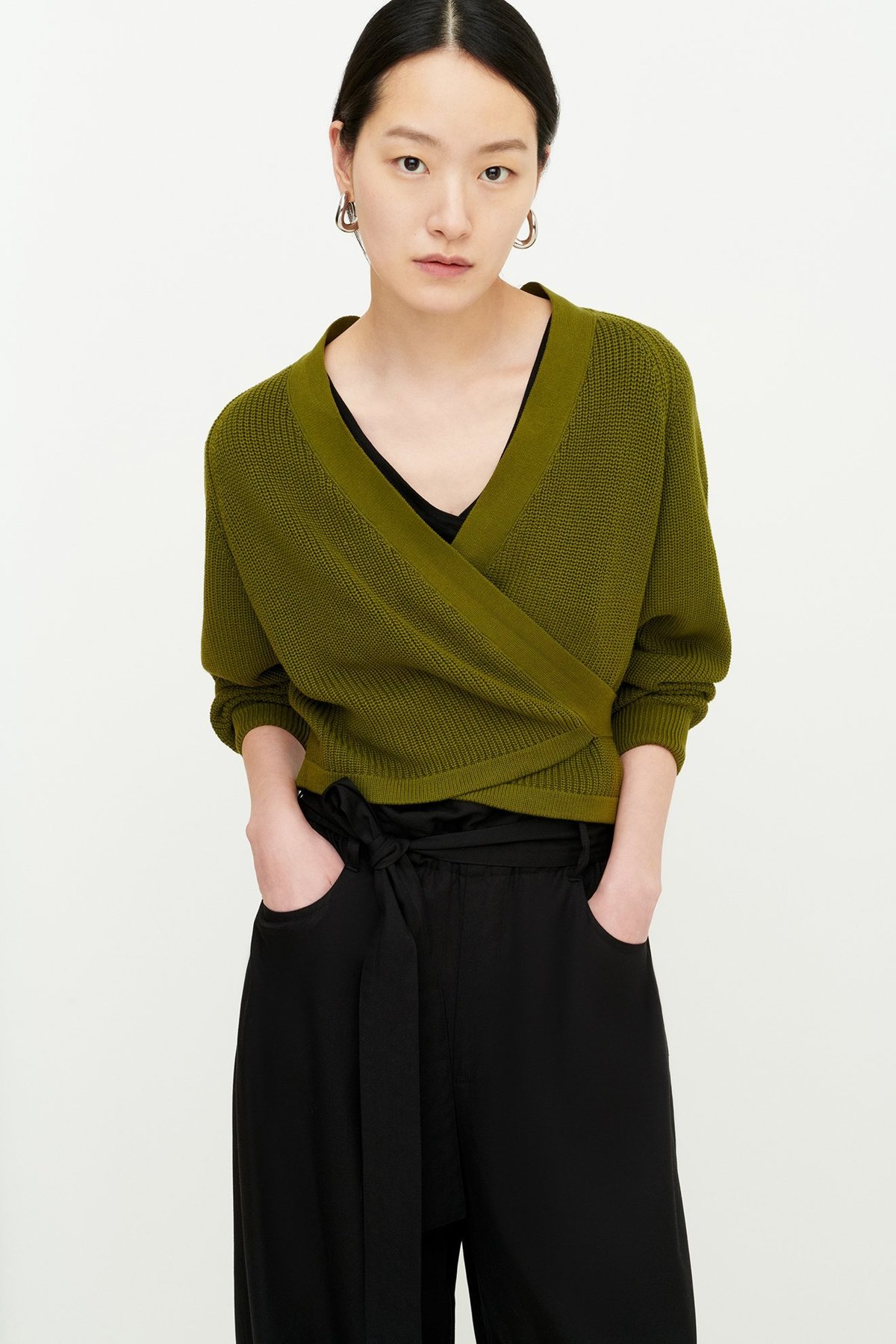 Composure Cardigan in Oat Melange by Kowtow