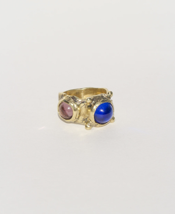 指輪・リング [ MONDO MONDO ] PULP RING Pulp Ring in Sterling Silver - Fuchsia – Mondo Mondo