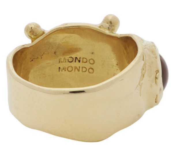指輪・リング [ MONDO MONDO ] PULP RING Pulp Ring in Sterling Silver - Fuchsia – Mondo Mondo