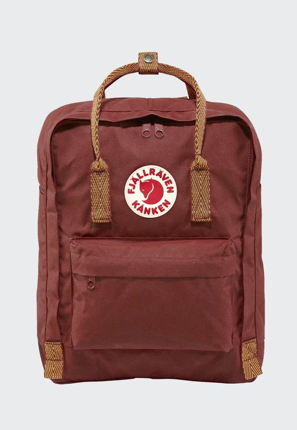 kanken mini backpack ox red Fjllrven - Compact Everyday Carry, Durable Vinylon Fabric 3in / 7.5cm Zip at top Patch side pockets and zip front pocket Adjustable straps Fjallraven Kanken Mini Backpack Black/Ox