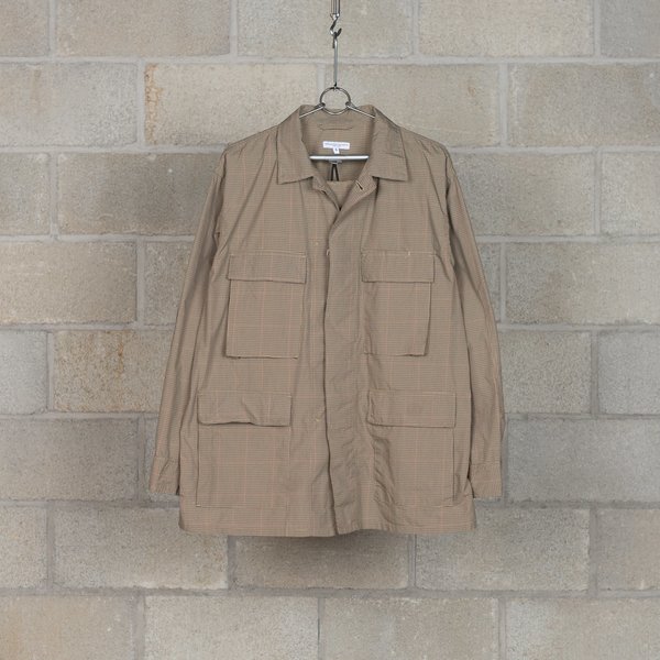 Ö*0様 BDU Jacket - Nyco Mini Tattersall - Engineered Garments Button Down Jacket in Nyco Mini Tattersall