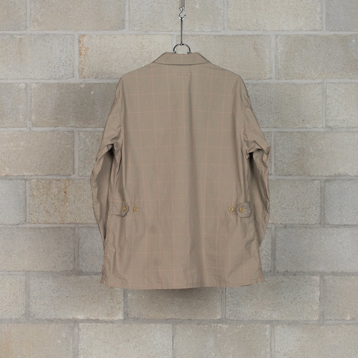 Engineered Garments Button Down Jacket in Nyco Mini Tattersall