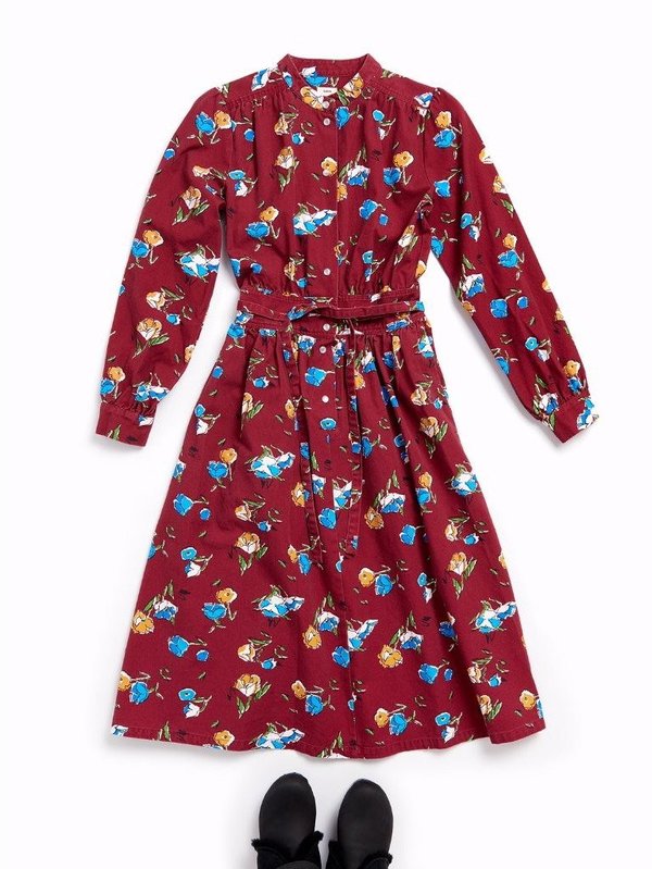 Warm Montessori Floral Dress Warm Montessori Floral Dress