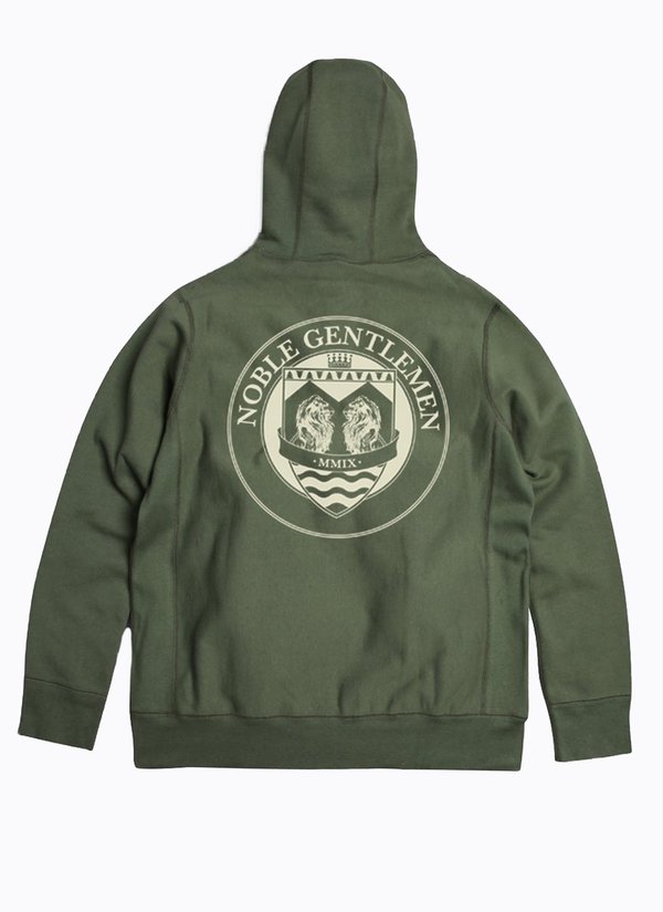 olive drab hoodie