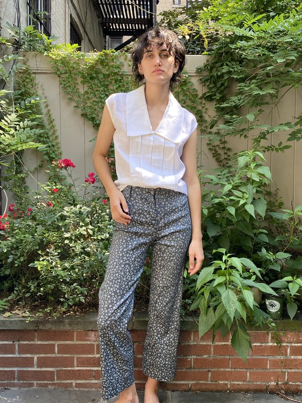 Vintage Chanel Floral Chintz Crop Pants | Garmentory
