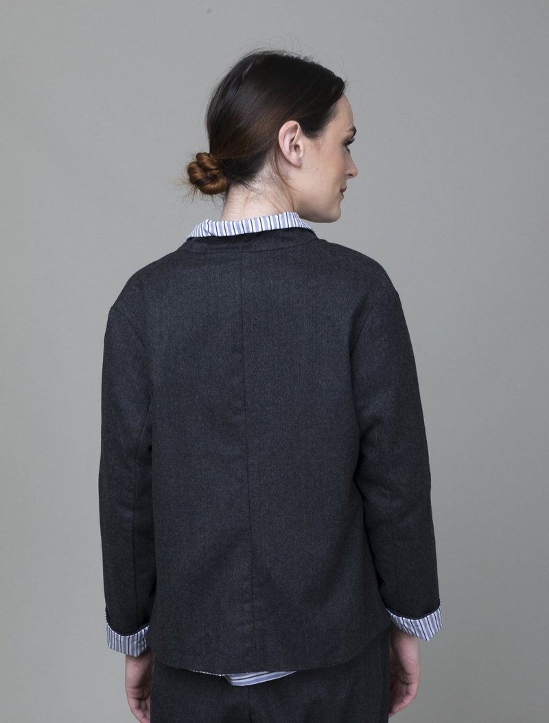 Gallego Desportes Flannel Jacket - Grey