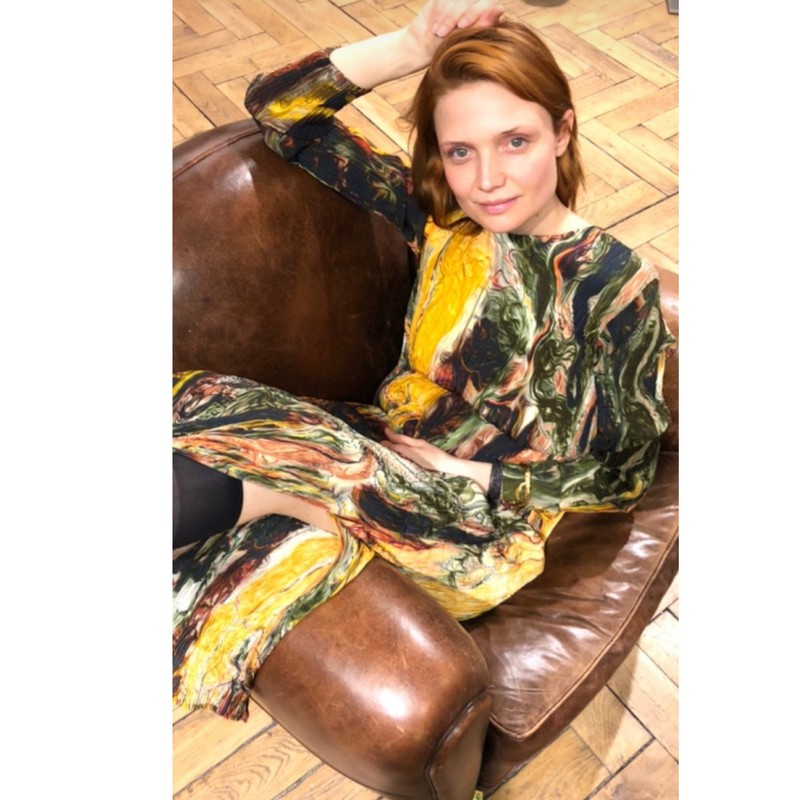 Julia Heuer Hanne Dress Print Frilli