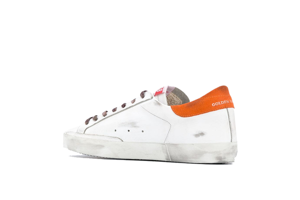 Golden Goose Superstar White/Orange Heel Men GMF00101-F000616