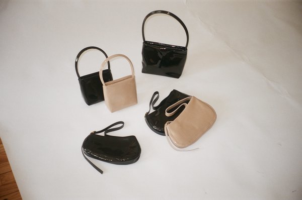Georgia Jay Bean Baguette - Patent BLACK Georgia Jay Bean Baguette - Patent BLACK