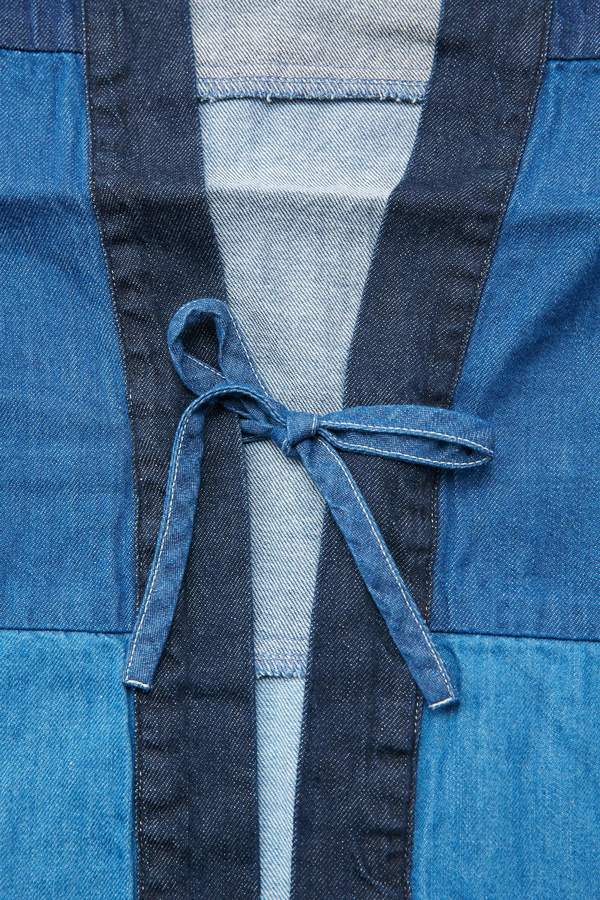 Kapital 8 oz. Denim 4TONES KAKASHI Shirt - Indigo Kapital 8 oz. Denim 4TONES KAKASHI Shirt - Indigo