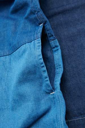 Kapital 8 oz. Denim 4TONES KAKASHI Shirt - Indigo Kapital 8 oz. Denim 4TONES KAKASHI Shirt - Indigo