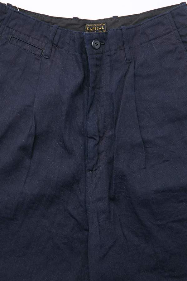 Kapital 8 oz. IDGxIDG Denim High Waist NIME Pants (FUROSHIKI