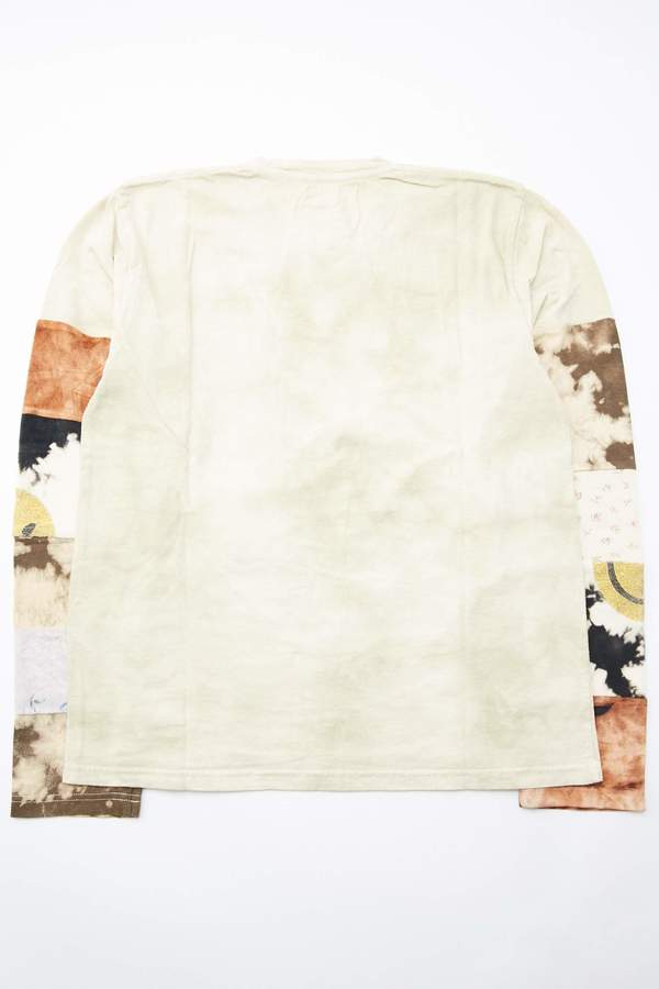 Kapital Kountry 18.5 Jersey Hippie Long Sleeve T (Ashbury Dyed) - Light Green Kapital Kountry 18.5 Jersey Hippie Long Sleeve T (Ashbury Dyed) - Light Green