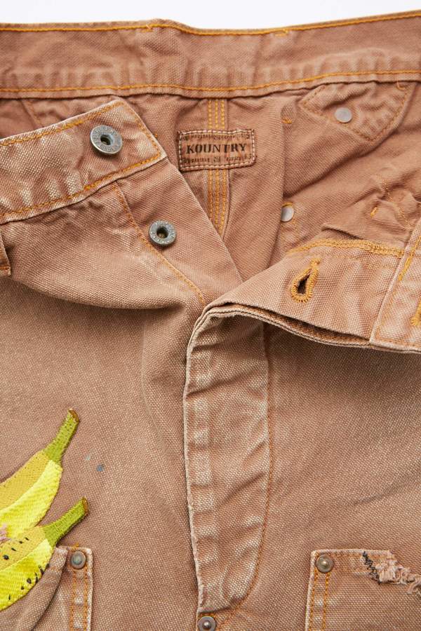 Kapital Kountry Canvas Lumber Pants (Banana Patch) - Brown