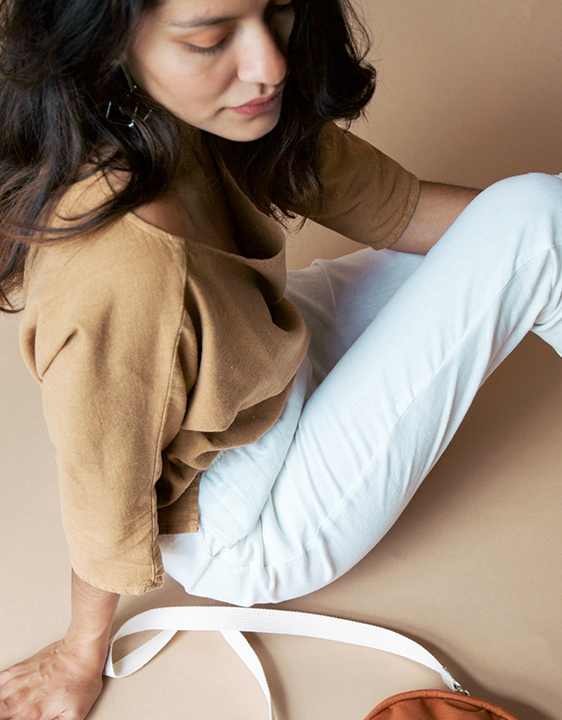 Me & Arrow Cuff Pants, Off White Me & Arrow Cuff Pants, Off White