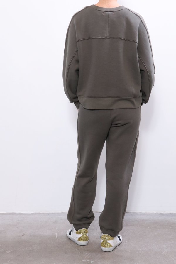 Xirena Miles Sweatshirt - Olive Stone Xirena Miles Sweatshirt - Olive Stone