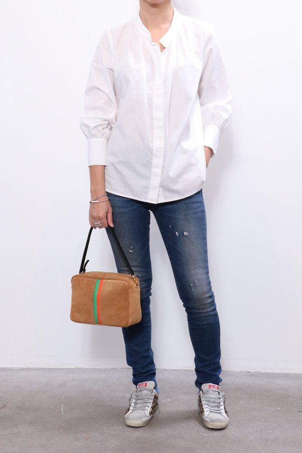 Xirena Lila Shirt - Crystal White Xirena Lila Shirt - Crystal White