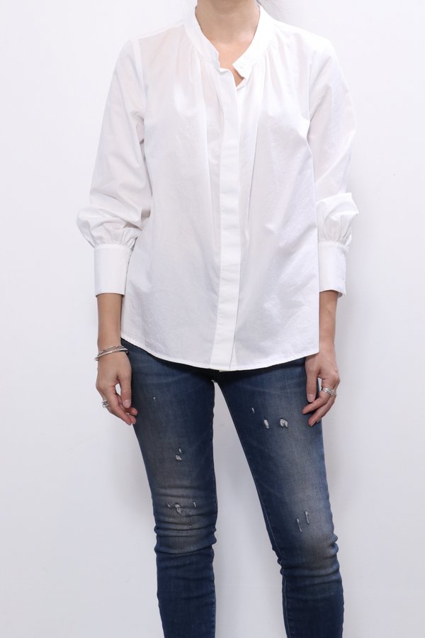 Xirena Lila Shirt - Crystal White Xirena Lila Shirt - Crystal White