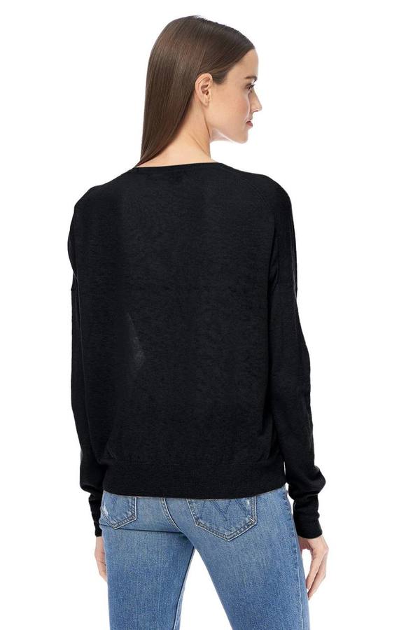 360Cashmere Monte V-neck Pullover - Black 360Cashmere Monte V-neck Pullover - Black