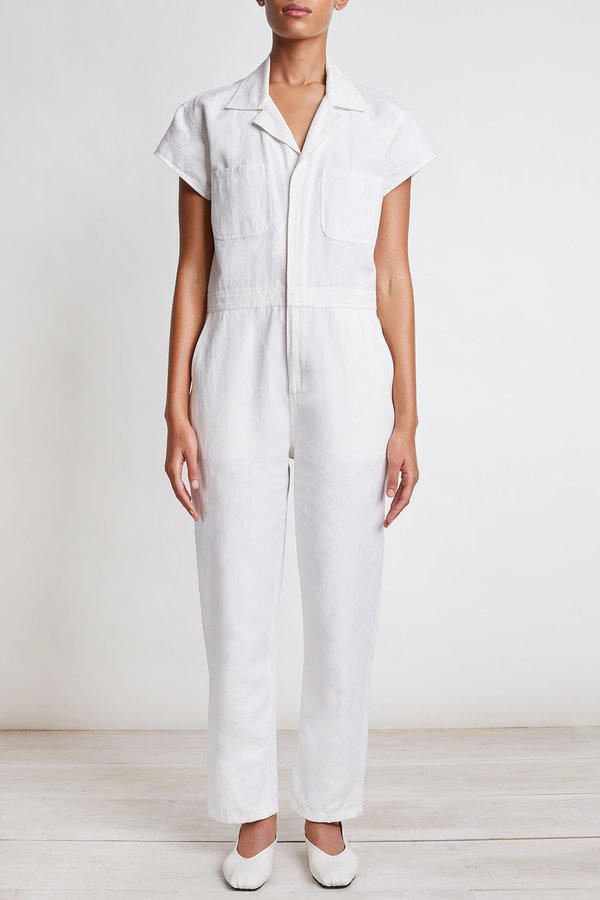 Apiece Apart Azore Jumpsuit - Cream Apiece Apart Azore Jumpsuit - Cream