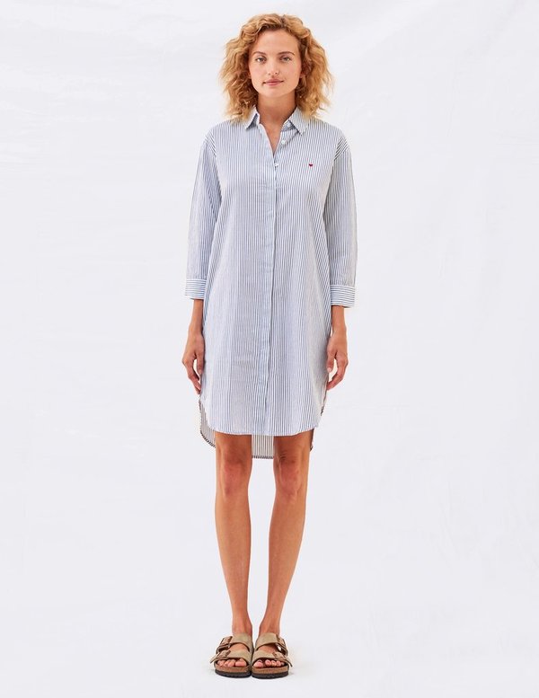 Sundry Pin Stripe Dress Shirt - Natural Sundry Pin Stripe Dress Shirt - Natural