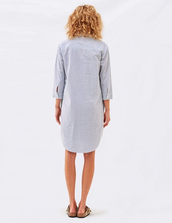 Sundry Pin Stripe Dress Shirt - Natural Sundry Pin Stripe Dress Shirt - Natural