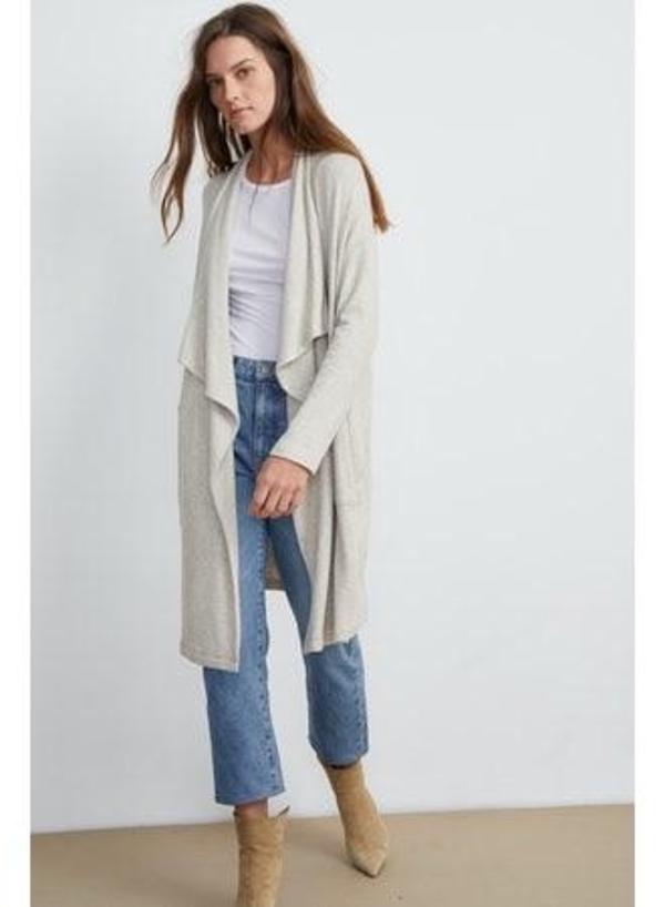 Velvet Adonia Cozy Lux Cardigan - Oatmeal Velvet Adonia Cozy Lux Cardigan - Oatmeal