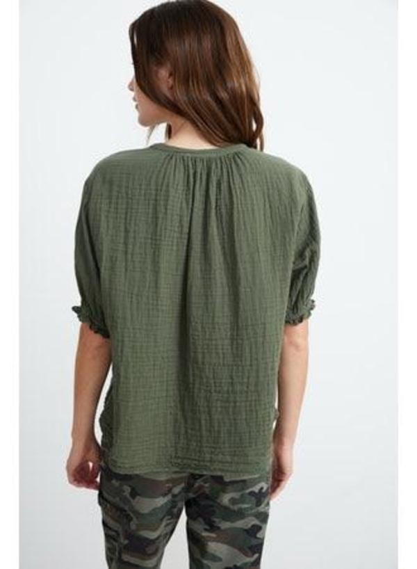 Velvet Candra Cotton Gauze Top - Raspberry Velvet Candra Cotton Gauze Top - Raspberry