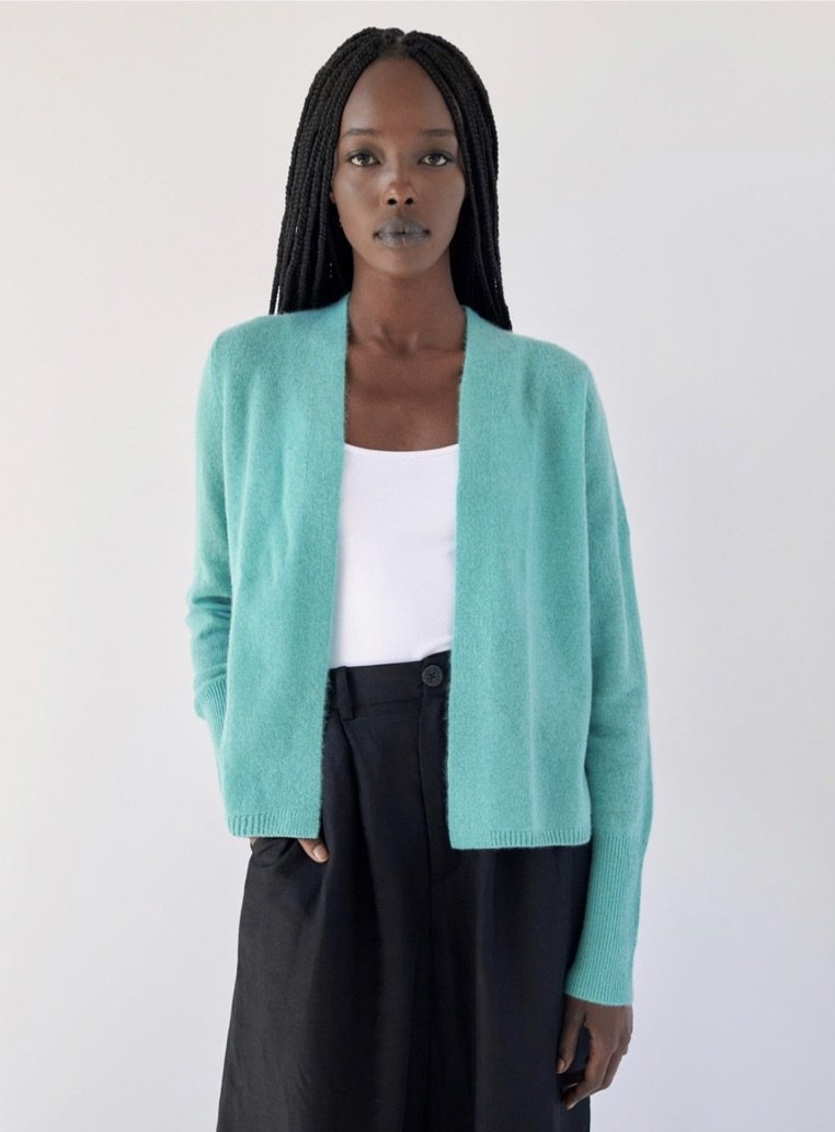 Cardigan - Soft Emerald | Garmentory