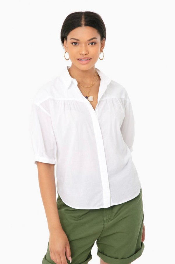 Xirena Hart Shirt - White Xirena Hart Shirt - White