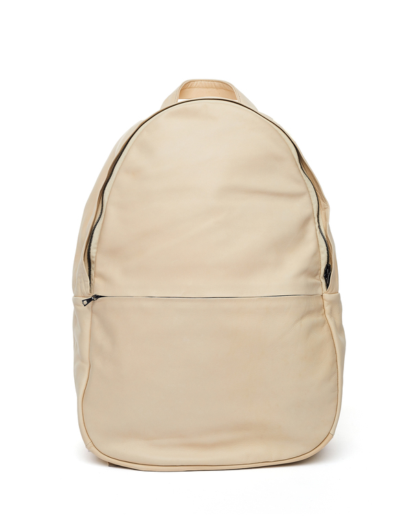 Isaac Reina Ultra Soft Leather Backpack - BEIGE Isaac Reina Ultra Soft Leather Backpack - BEIGE