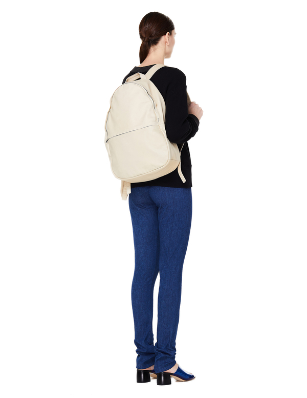 Isaac Reina Ultra Soft Leather Backpack - BEIGE Isaac Reina Ultra Soft Leather Backpack - BEIGE