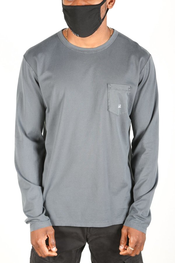 C.P. Company LONG SLEEVE TEE - dark fog grey C.P. Company LONG SLEEVE TEE - dark fog grey