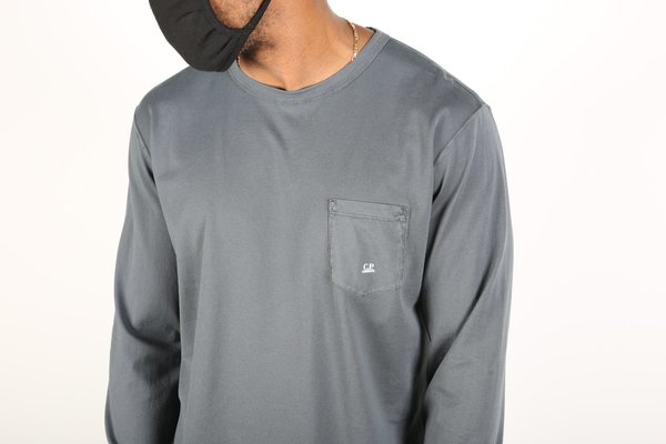 C.P. Company LONG SLEEVE TEE - dark fog grey C.P. Company LONG SLEEVE TEE - dark fog grey