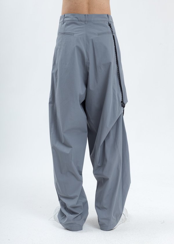 Hyein Seo Chained Wide Pants - Ash Blue | Garmentory