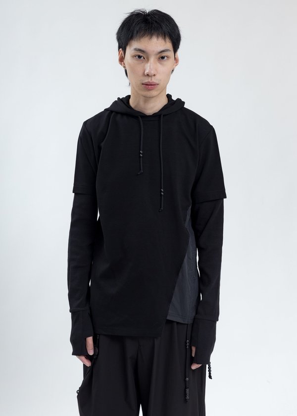 Hyein Seo Twisted Hoodie - Black Hyein Seo Twisted Hoodie - Black
