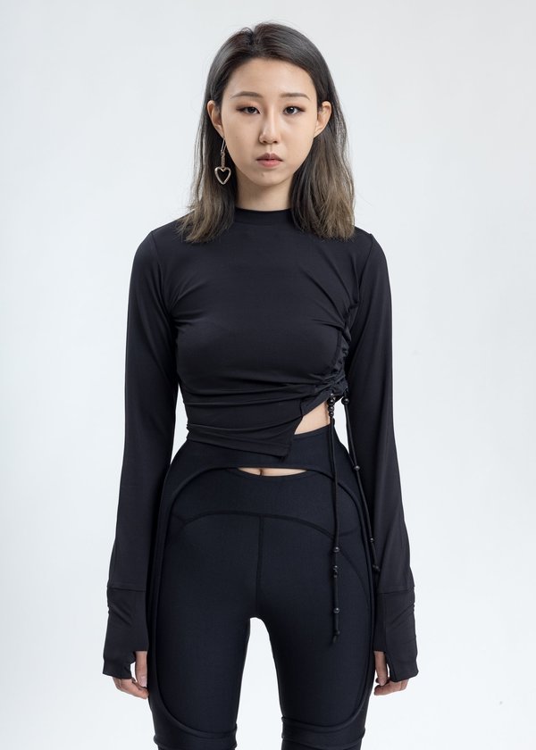 Hyein Seo Twisted Long Sleeve - Black Hyein Seo Twisted Long Sleeve - Black