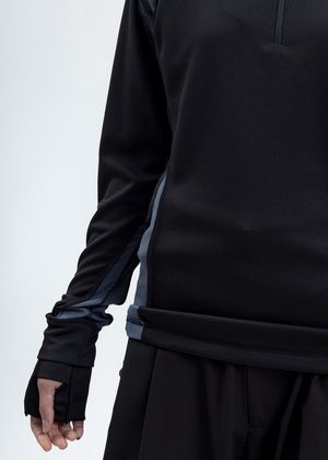 Hyein Seo Zip Necktop - Black Hyein Seo Zip Necktop - Black