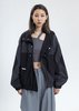 UNISEX C2H4 Intervein Paneled Track Jacket - Dark Grey  - Thumbnail 2
