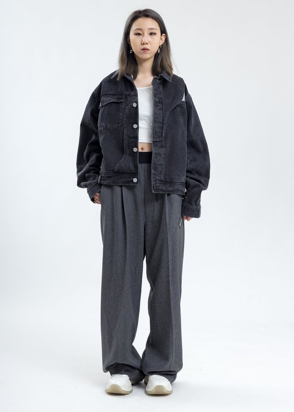 C2H4 Asymmetrical Tank Top - White