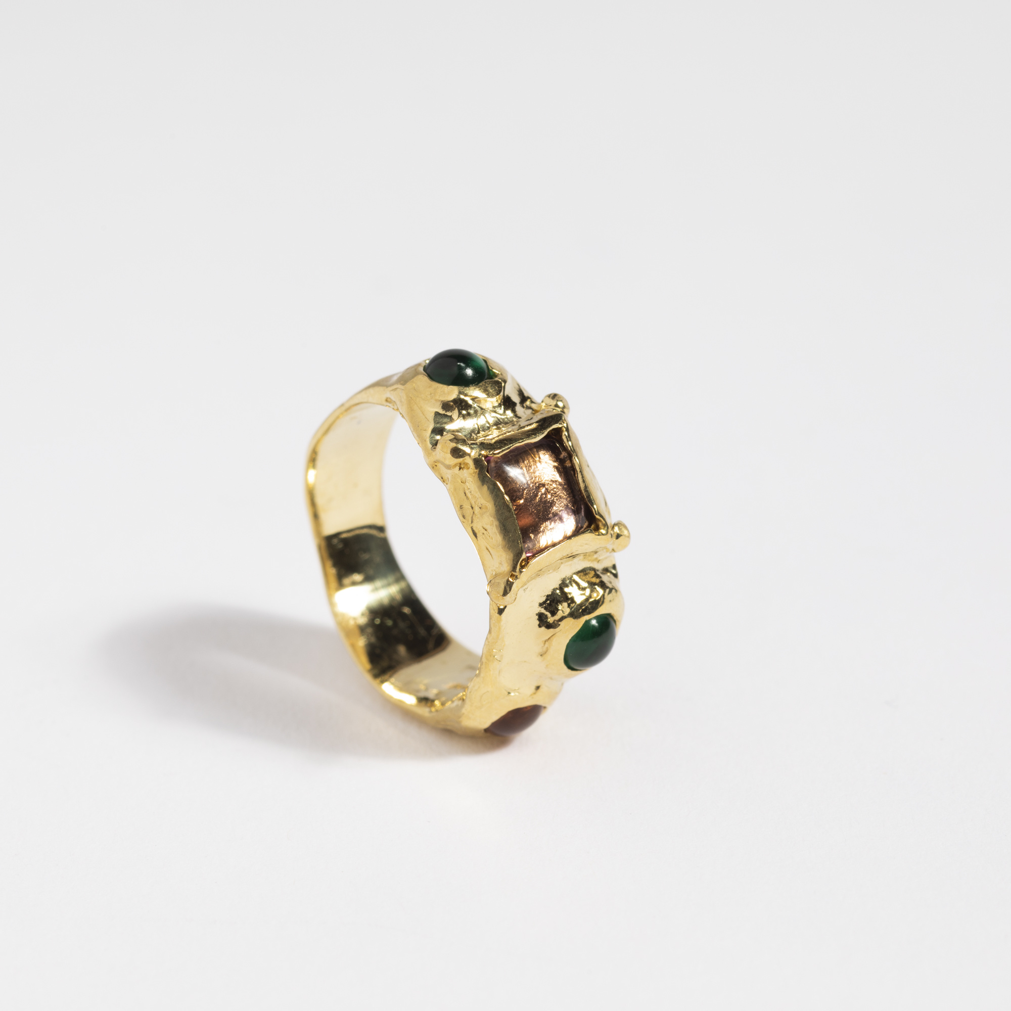 超特価激安 - Ring Suede Mondo Mondo Brass Garmentory | アクセサリー