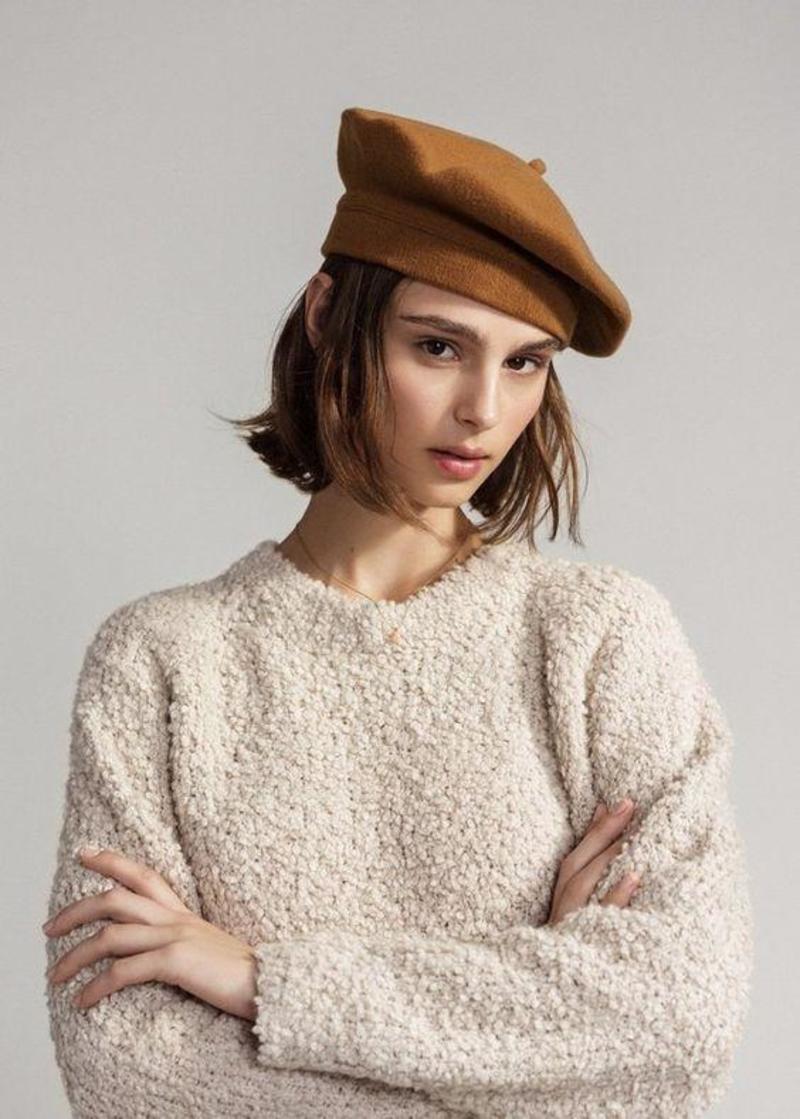 Hansel from Basel Gigi Pink Mohair Wool Blend Knit Beret Hat OS French Style Hansel From Basel Hats for Women on Sale up to 90% Off: Poshmark main image 3